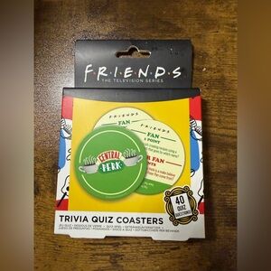 Friends Trivia Quiz Coasters. New